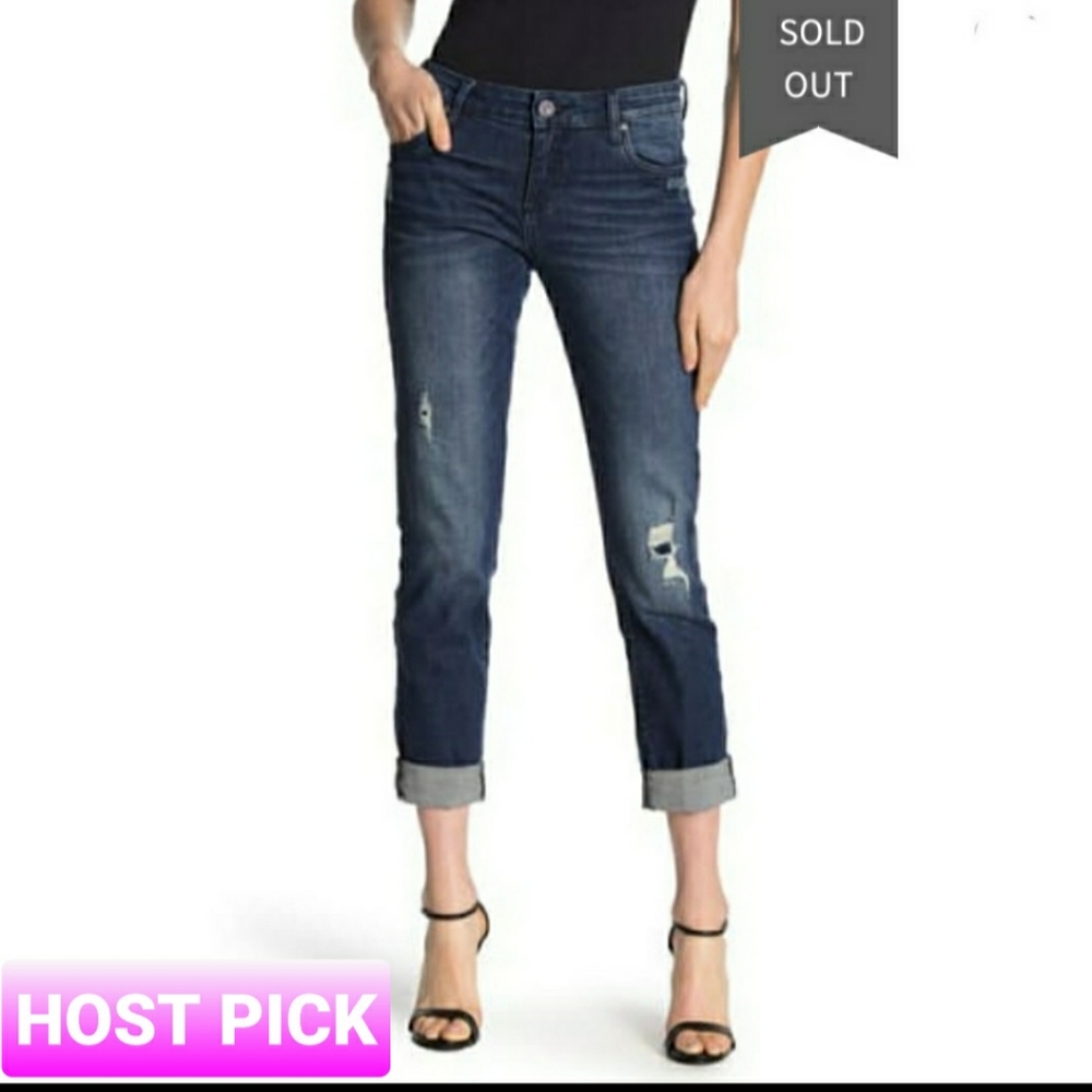 KUT FROM THE KLOTH CATHERINE BOYFRIEND JEAN 0 DENIM ☆